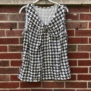NWOT Houndstooth Tank Top